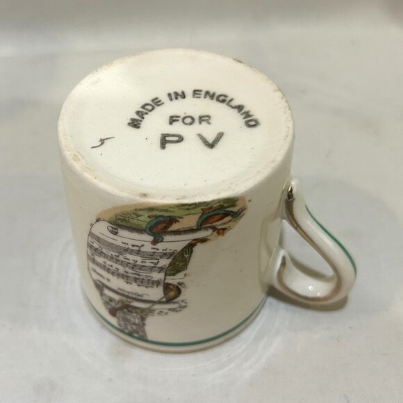 Vintage Demitasse Made in England for PV Scene from Mignon by Ambroise Thomas - Picture 5 of 7